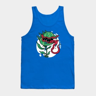 Funny Carnivorous Plant Cartoon Tank Top